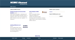 Desktop Screenshot of nhmcalumni.com
